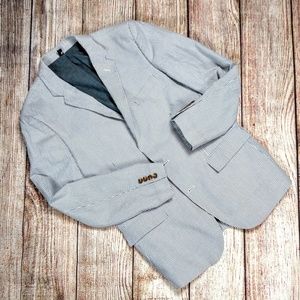 J Crew seersucker jacket, 42R